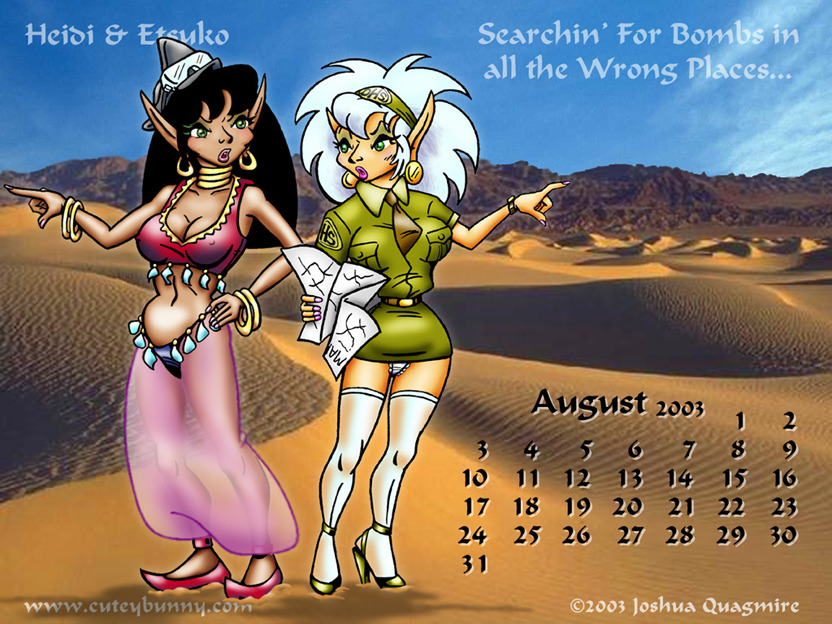 August 2003: Heidi & Etsuko