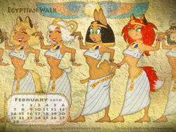 Egyptian Walk Small Calendar Pix 