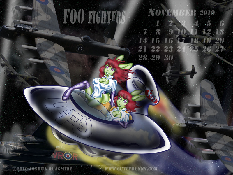 Foo Fighter Calendar Pix