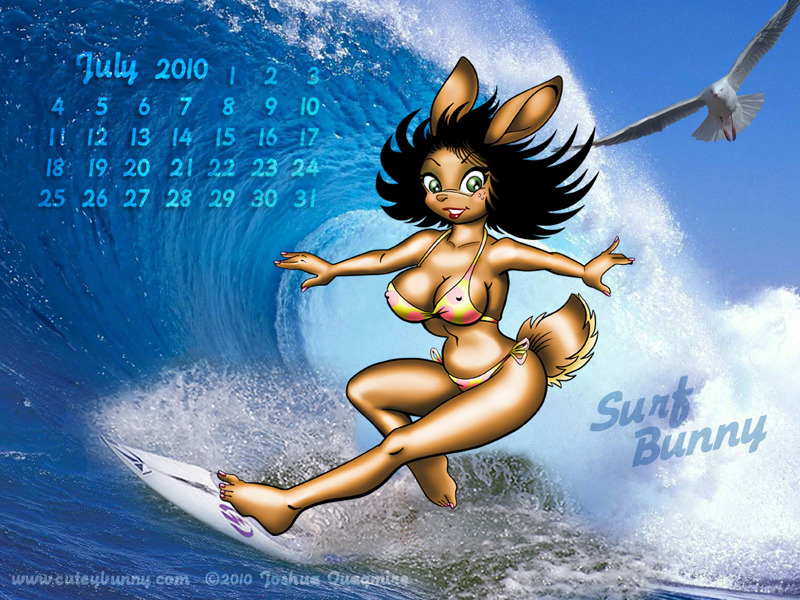 Surf Bunny Calendar