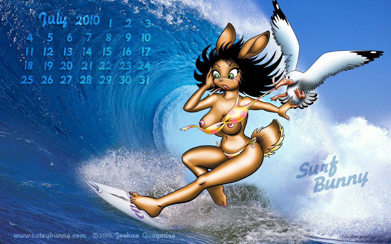 Surf Bunny Calendar