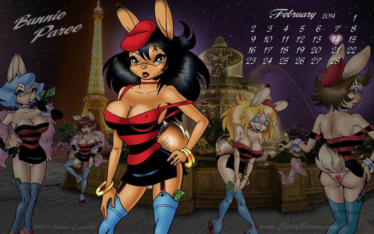 Bunnie Paree Calendar